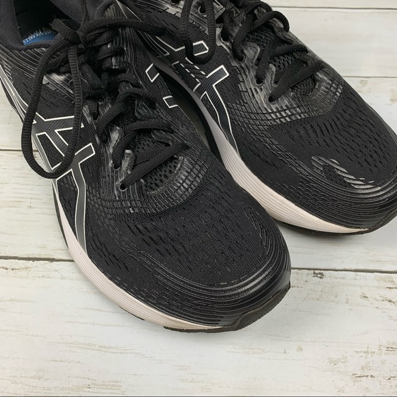 Asics Gel Nimbus 21 Black Silver Athletic Shoes FlyteFoam - Picture 13 of 16